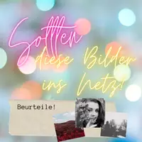 Vorschau - Bildkarten - Sollten diese Bilder ins Netz? Beurteile! (Digitale Medien/ Medienbildung) - Deckblatt