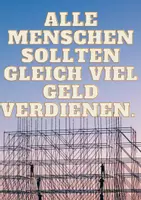 Vorschau - Anderer Materialtyp - Thesen zum Thema gerechte Löhne - Deckblatt