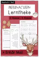 Vorschau - Arbeitsblätter - Weihnachliche Lerntheke (2. Klasse - 4. Klasse) - Deckblatt