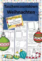 Vorschau - Anderer Materialtyp - Taschencountdown Weihnachten - Deckblatt