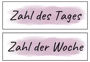 Vorschau - Arbeitsblätter - Zahl des Tages - Zahlenraum 1000 - Seite 1