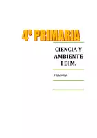 Vista previa - Unidades / Secuencias / Situaciones de Aprendizaje - CIENCIA Y AMBIENTE 4TO GRADO CUADERNO DE PRÁCTICA - página 1