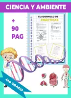 Vista previa - Unidades / Secuencias / Situaciones de Aprendizaje - CIENCIA Y AMBIENTE 4TO GRADO CUADERNO DE PRÁCTICA - Portada