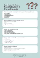 Vorschau - Spiele - 50 Quizfragen für Kinder: Nachhaltigkeit & Umweltschutz - Seite 3