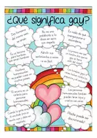 Vista previa - Hojas de trabajo - ¿Qué significa gay? hojas de trabajo Español Pride Month / diversity - página 1