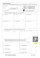 Vorschau - Unterrichtsreihen - SKRIPT: Quadratische Gleichungen (mit Lösungen & PowerPoint) - Seite 3