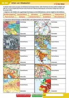 Vorschau - Arbeitsblätter - Arten von Atlaskarten - Deckblatt