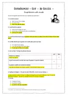 Vorschau - Arbeitsblätter - Compréhension audio-visuelle - Au collège - Seite 3