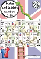 Vorschau - Spiele - Snakes and ladders: Numbers 0-20 (2. Klasse) - Deckblatt