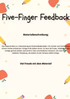 Vorschau - Arbeitsblätter - Five-Finger Feedback (Deutsch) - Seite 2