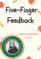 Vorschau - Arbeitsblätter - Five-Finger Feedback (Englisch) - Deckblatt