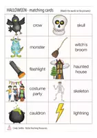 Aperçu - Jeux - Halloween English Anglais matching cards game - Page 3