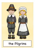 Aperçu - Présentation / Support pour le tableau - Thanksgiving flash cards English / Anglais - Page 2