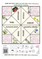 Aperçu - Jeux - spring flowers cootie catcher English Anglais - Page 3