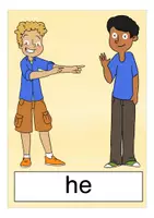 Aperçu - Cartes / Images - FREEBIE pronouns English flash cards (Anglais) - Page 3