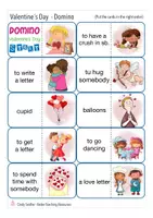 Aperçu - Jeux - Valentine's Day DOMINO English Anglais - Page 1