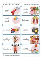 Aperçu - Jeux - at the circus domino English game Anglais - Page 3