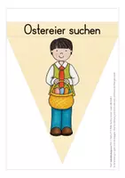 Aperçu - Inclusion - Allemand Deutsch Ostern Wimpel Wortschatz - Page 3