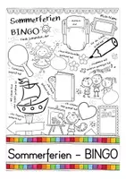Aperçu - Feuilles d'exercices - Sommerferien Bingo - Page de couverture