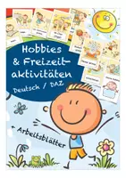 Aperçu - Présentation / Support pour le tableau - Hobbies und Freizeit Bildkarten Deutsch / Allemand - Page de couverture