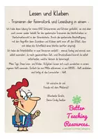 Aperçu - Feuilles d'exercices - Lesen und Kleben - Lernwörter FIBEL Deutsch Teil 1 - Page 1