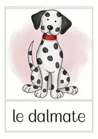 Aperçu - Cartes / Images - les chiens / animaux cartes d'images français (flash cards) - Page 1