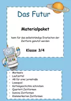 Vorschau - Stundenentwürfe - Materialpaket zu der Zeitform Futur - Deckblatt