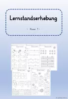 Vorschau - Arbeitsblätter - Lernstandserhebung Mathe Klasse 1 - Deckblatt
