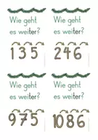 Vorschau - Aufgabenkarten - Adventskalender Mathe Klasse 1 (nummeriert, 28 Karten) - Seite 2