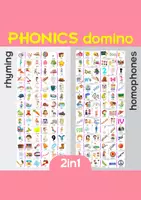 Vorschau - Stationenlernen - Phonics Dominoes 2in1 - Deckblatt