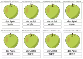 Vista previa - Unidades / Secuencias / Situaciones de Aprendizaje - Mini Léxico "Obst" en Alemán e Inglés - página 3