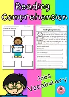 Vista previa - Hojas de trabajo - Reading Comprehension Worksheets / comprension lectora - Portada