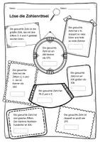 Vorschau - Arbeitsblätter - Zahlenrätsel lösen und schreiben (3. Klasse) - Seite 1