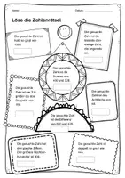 Vorschau - Arbeitsblätter - Zahlenrätsel lösen und schreiben (3. Klasse) - Seite 3