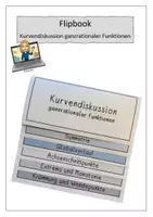Vorschau - Merkblätter - Flipbook Kurvendiskussion - Deckblatt