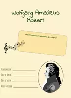 Aperçu - Feuilles d'exercices - Wolfgang Amadeus Mozart - Feuille de travail anglais - Page de couverture