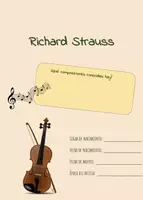 Aperçu - Feuilles d'exercices - Richard Strauss - Feuille de travail - Page de couverture