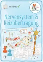 Vorschau - Spiele - Nervensystem und Reizübertragung - Brettspiel - Deckblatt
