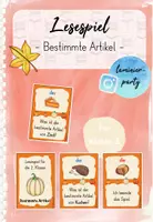 Vorschau - Spiele - Lesespiel: Bestimmte Artikel (Kl. 2) - Deckblatt