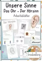 Vorschau - Arbeitsblätter - Das Ohr - Der Hörsinn - Differenzierte Arbeitsblätter - Deckblatt