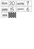 Vorschau - Spiele - Domino - los números/ die Zahlen 1-20 und 1-100 - Seite 2