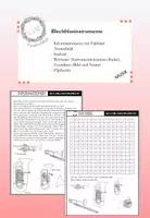 Vorschau - Arbeitsblätter - Blechblasinstrumente - Arbeitsblätter - Deckblatt