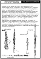 Vorschau - Arbeitsblätter - Holzblasinstrumente - Arbeitsblätter - Seite 1