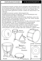 Vorschau - Arbeitsblätter - Schlaginstrumente - Arbeitsblätter - Seite 1