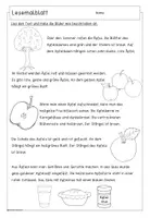 Vorschau - Arbeitsblätter - Lesemalblätter "Herbst" (differenziert) - Seite 2