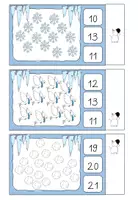 Vorschau - Aufgabenkarten - winterliche Klammerkarten ZR 20 - Vorschule/Klasse 1 - Seite 3