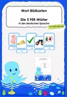 Vorschau - Poster - Die 5 FER-Wörter - Bildkarten zum Aufhängen - Deckblatt