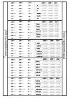 Vista previa - Tarjetas / Manipulativos - Tiempos verbales indicativo - página 2