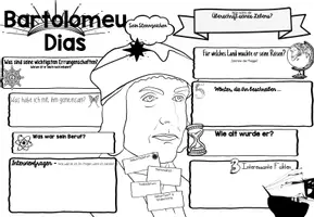 Vorschau - Unterrichtsreihen - Steckbrief Entdecker - Bartolomeu Dias | & Schreiben + Malen - Seite 2