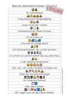Vorschau - Arbeitsblätter - Welche Weihnachtslieder sind das? - Seite 2